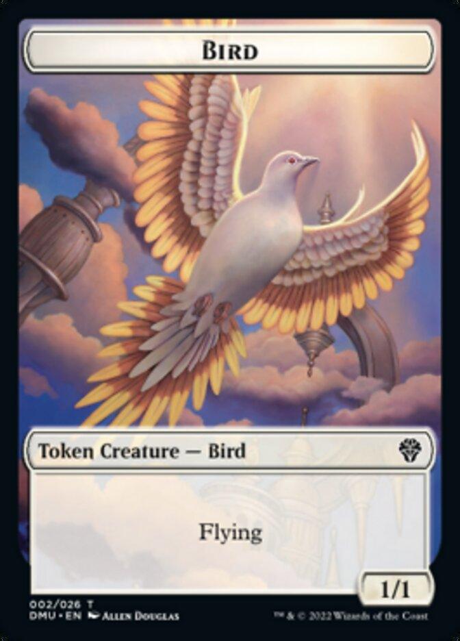 Bird (002) // Goblin Double-Sided Token [Dominaria United Tokens] - POKÉ JEUX
