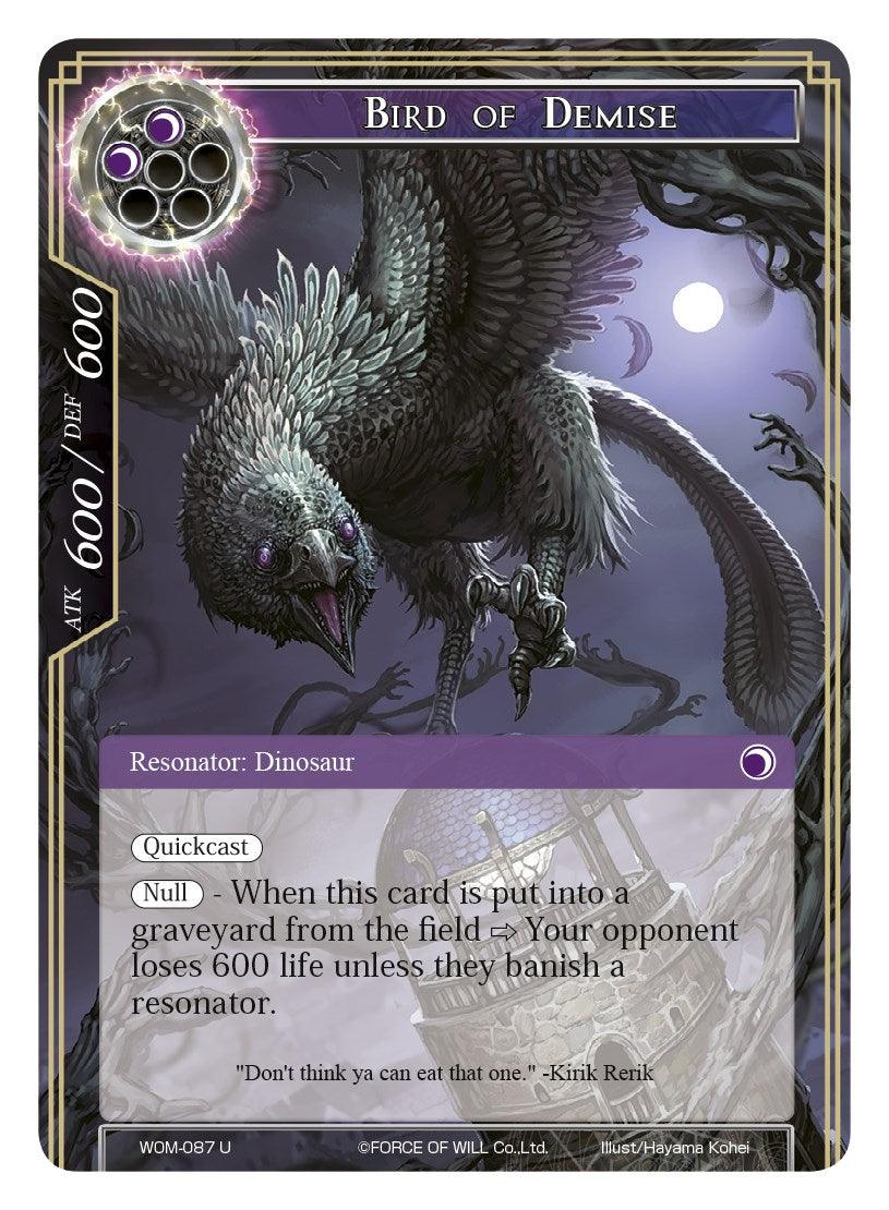 Bird of Demise (WOM-087) [Winds of the Ominous Moon] - POKÉ JEUX
