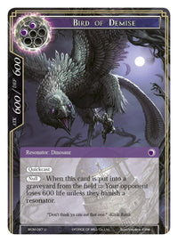 Bird of Demise (WOM-087) [Winds of the Ominous Moon] - POKÉ JEUX
