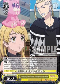 Birthday Present, Emma & Draken (TRV/S92-E011 U) [Tokyo Revengers] - POKÉ JEUX