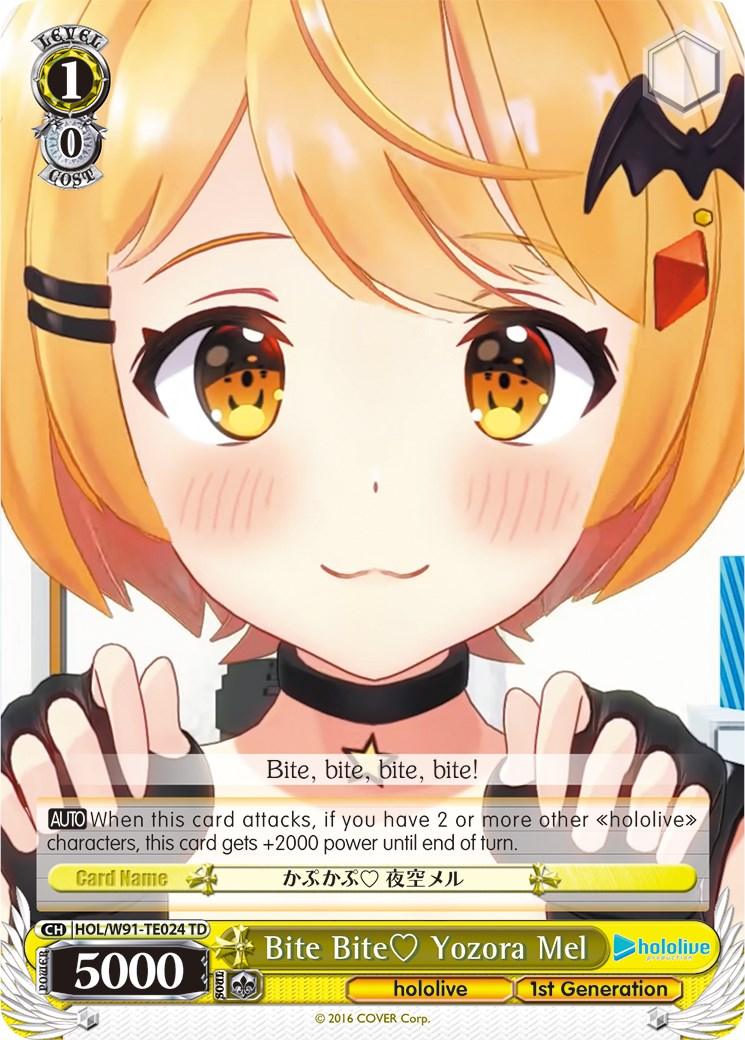 Bite Bite Yozora Mel (HOL/W91-TE024 TD) [hololive production] - POKÉ JEUX