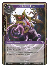 Black Leaf (WOM-088) [Winds of the Ominous Moon] - POKÉ JEUX