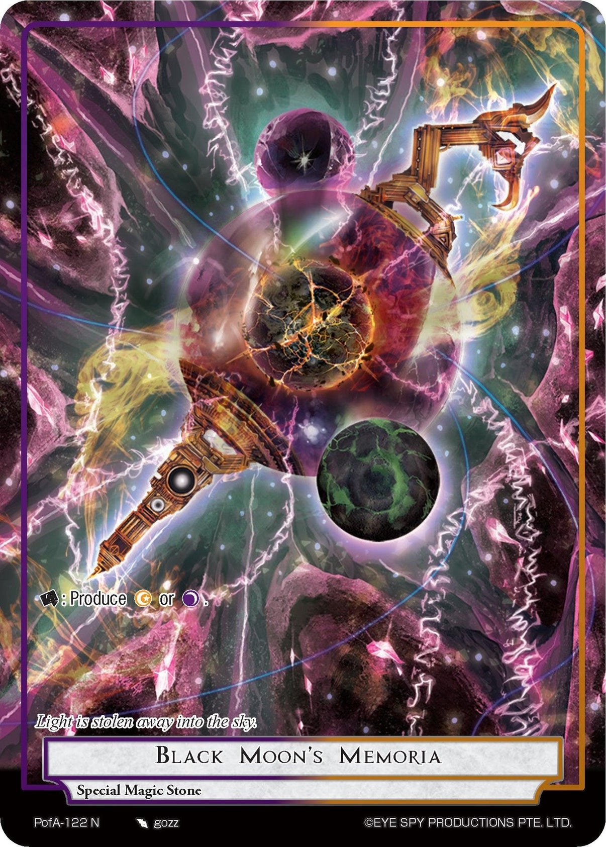 Black Moon's Memoria (Full Art) (PofA-122) [Alice Origin IV: Prologue of Attoractia] - POKÉ JEUX