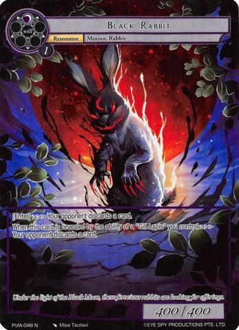 Black Rabbit (Full Art) (PofA-046) [Alice Origin IV: Prologue of Attoractia] - POKÉ JEUX