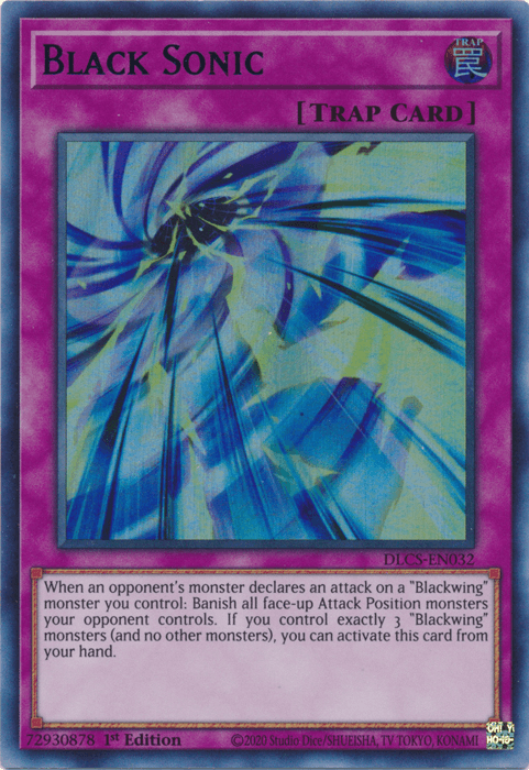 Black Sonic (Blue) [DLCS-EN032] Ultra Rare - POKÉ JEUX