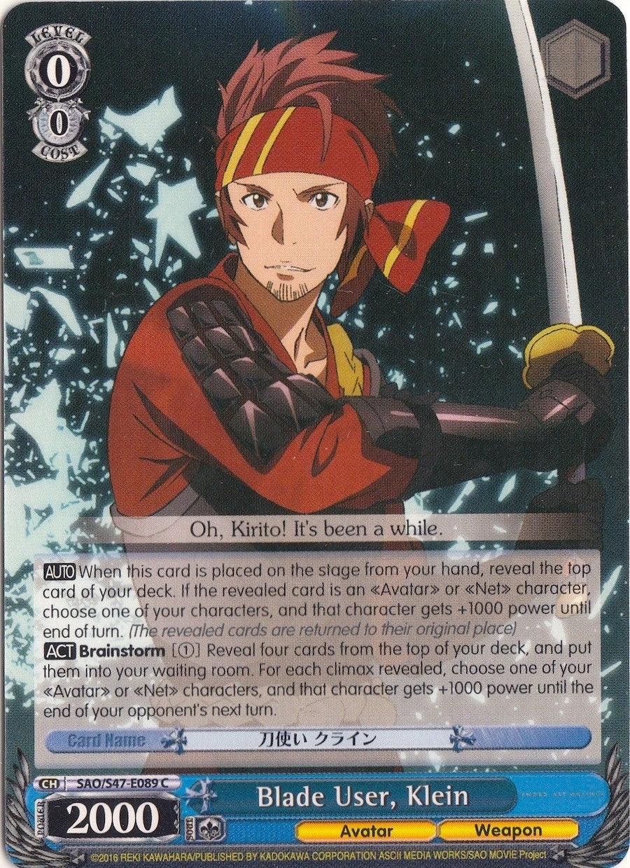 Blade User, Klein (SAO/S47-E089 C) [Sword Art Online Re: Edit] - POKÉ JEUX