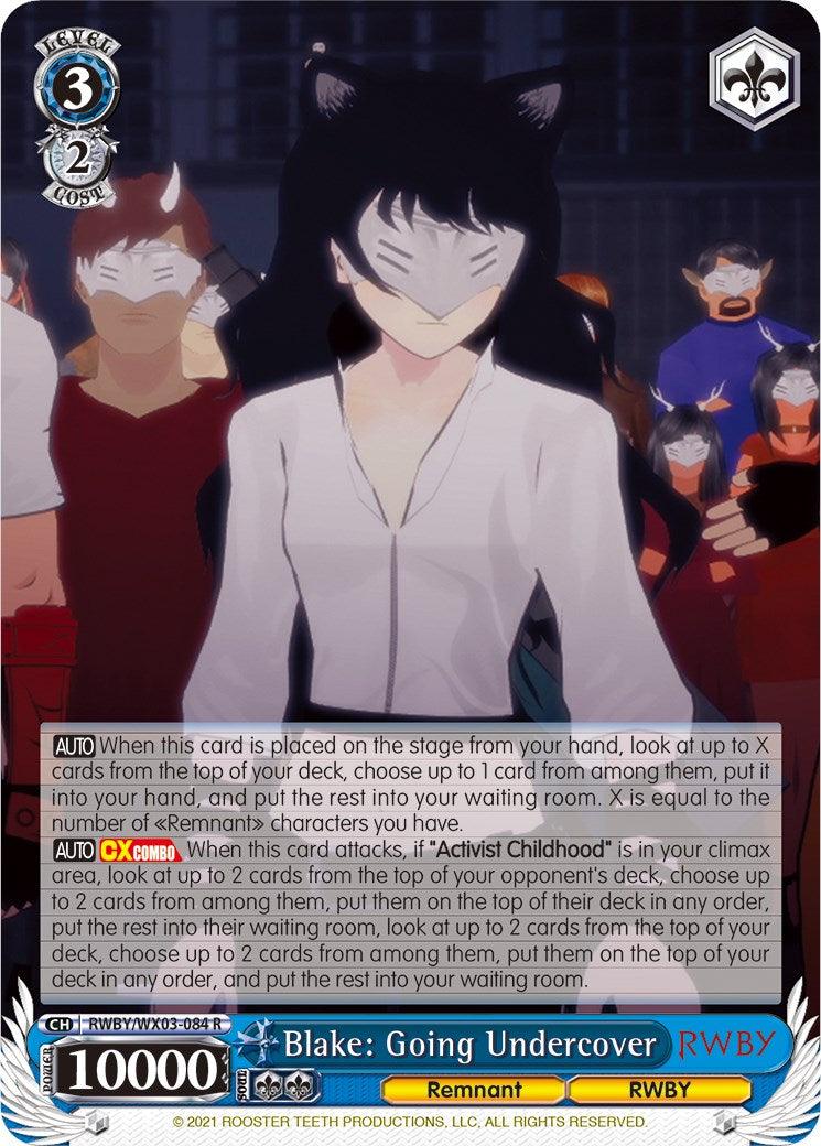 Blake: Going Undercover (RWBY/WX03-084 R) [RWBY] - POKÉ JEUX
