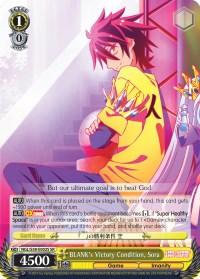 BLANK's Victory Condition, Sora (NGL/S58-E002S SR) [No Game No Life] - POKÉ JEUX