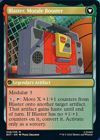 Blaster, Combat DJ // Blaster, Morale Booster [Transformers] - POKÉ JEUX