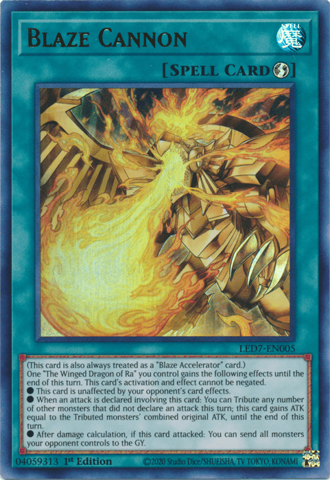 Blaze Cannon [LED7-EN005] Ultra Rare - POKÉ JEUX