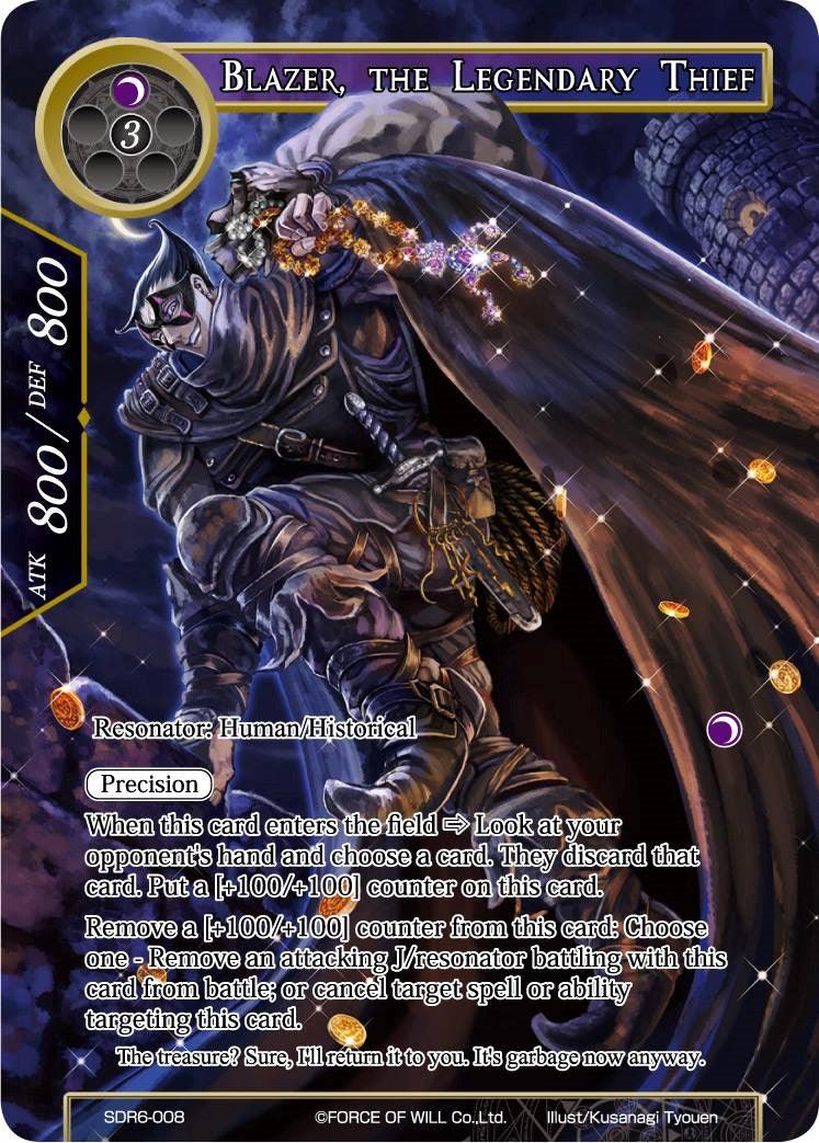 Blazer, the Legendary Thief (SDR6-008) [Starter Deck: The Lost Tomes] - POKÉ JEUX