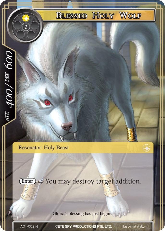Blessed Holy Wolf (AO1-002) [Alice Origin] - POKÉ JEUX
