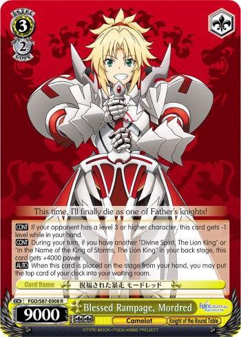 Blessed Rampage, Mordred (FGO/S87-E008 R) [Fate/Grand Order THE MOVIE Divine Realm of the Round Table: Camelot] - POKÉ JEUX