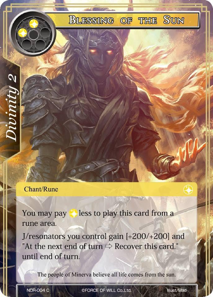 Blessing of the Sun (NDR-004) [New Dawn Rises] - POKÉ JEUX