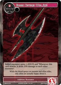 Blood Covered War Axe (BFA-019) [Battle for Attoractia] - POKÉ JEUX