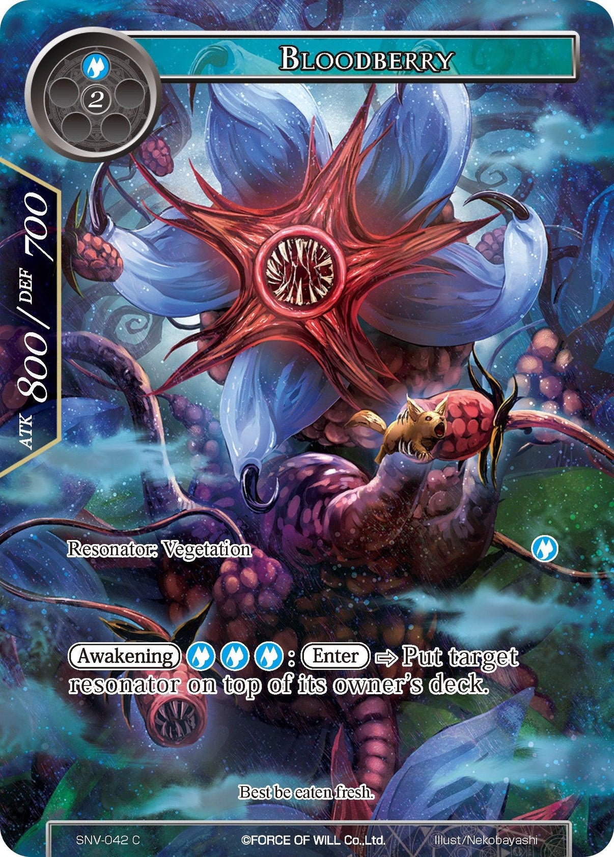 Bloodberry (Full Art) (SNV-042) [The Strangers of New Valhalla] - POKÉ JEUX