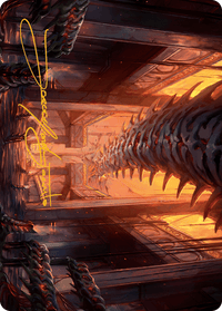Bloodfell Caves Art Card (Gold-Stamped Signature) [March of the Machine Art Series] - POKÉ JEUX