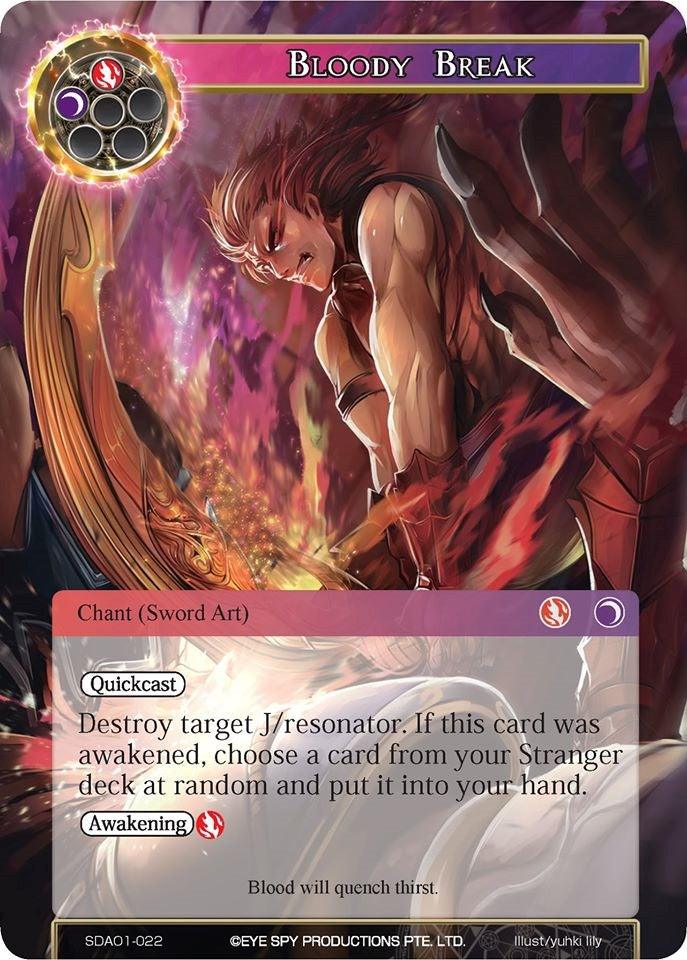 Bloody Break (SDAO1-022) [Alice Origin Starter Deck] - POKÉ JEUX