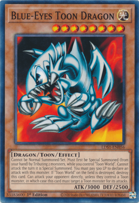 Blue-Eyes Toon Dragon [LDS1-EN056] Common - POKÉ JEUX