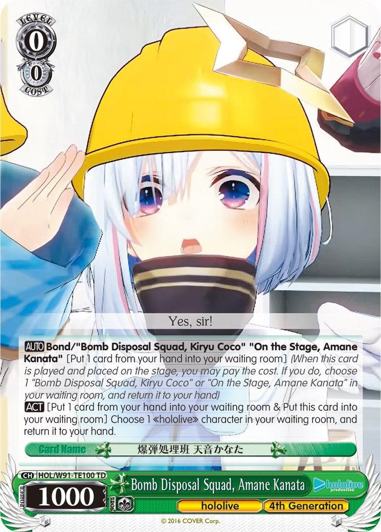 Bomb Disposal Squad, Amane Kanata (HOL/W91-TE100 TD) [hololive production] - POKÉ JEUX