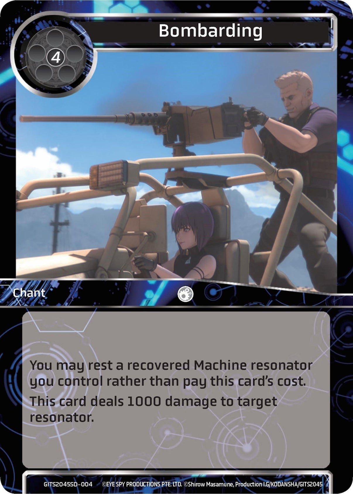 Bombarding (GITS2045SD-004) [Ghost in the Shell SAC_2045 Starter Deck] - POKÉ JEUX