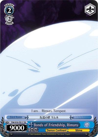 Bonds of Friendship, Rimuru (TSK/S70-TE17 TD) [That Time I Got Reincarnated as a Slime] - POKÉ JEUX