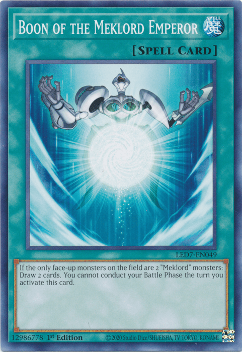 Boon of the Meklord Emperor [LED7-EN049] Common - POKÉ JEUX