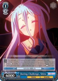 Boring Challenge, Shiro (NGL/S58-E093 C) [No Game No Life] - POKÉ JEUX