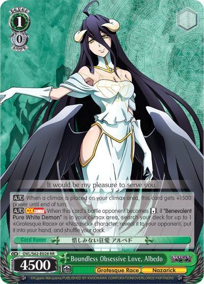 Boundless Obsessive Love, Albedo (OVL/S62-E028 RR) [Nazarick: Tomb of the Undead] - POKÉ JEUX