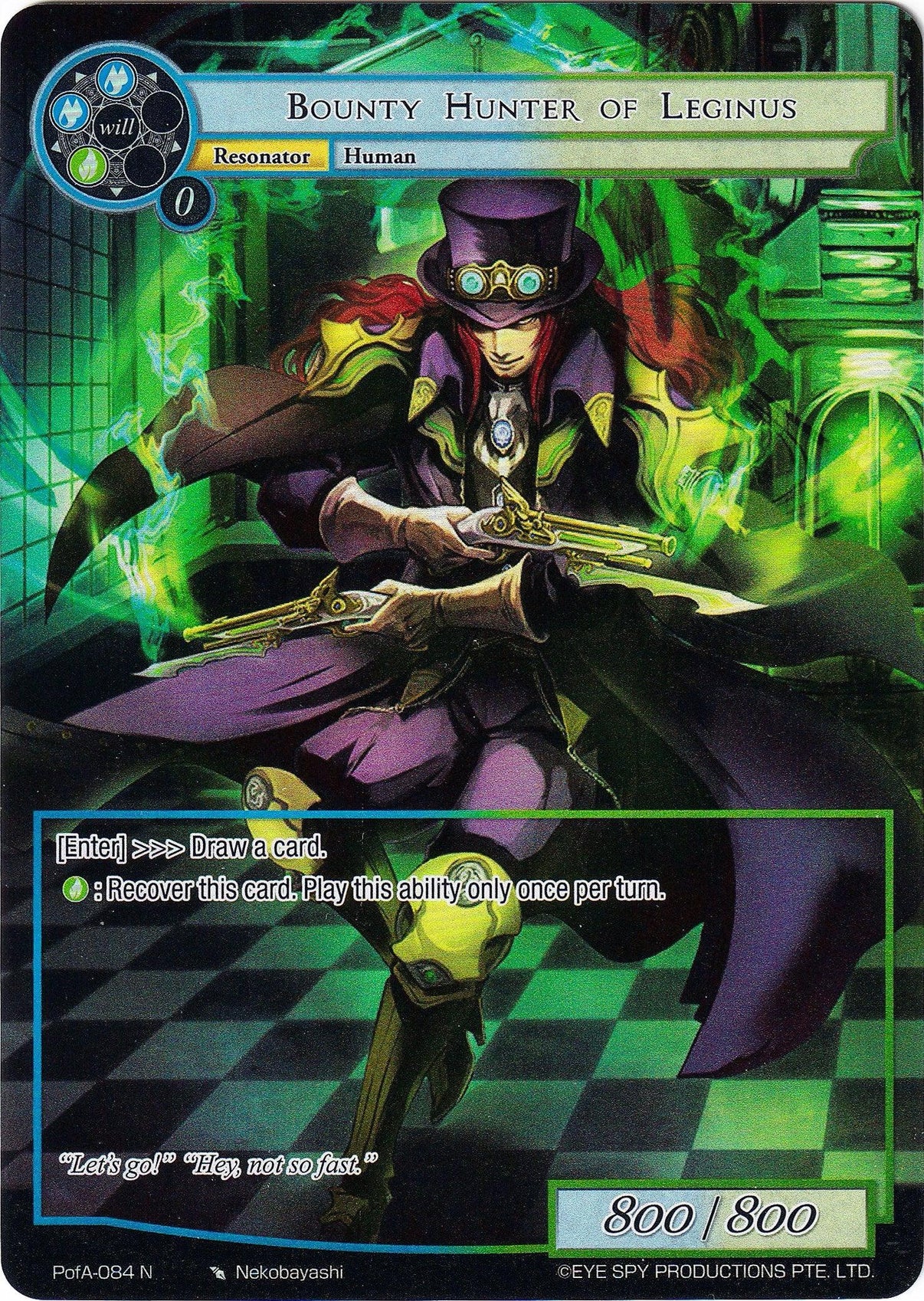 Bounty Hunter of Leginus (Full Art) (PofA-084) [Alice Origin IV: Prologue of Attoractia] - POKÉ JEUX