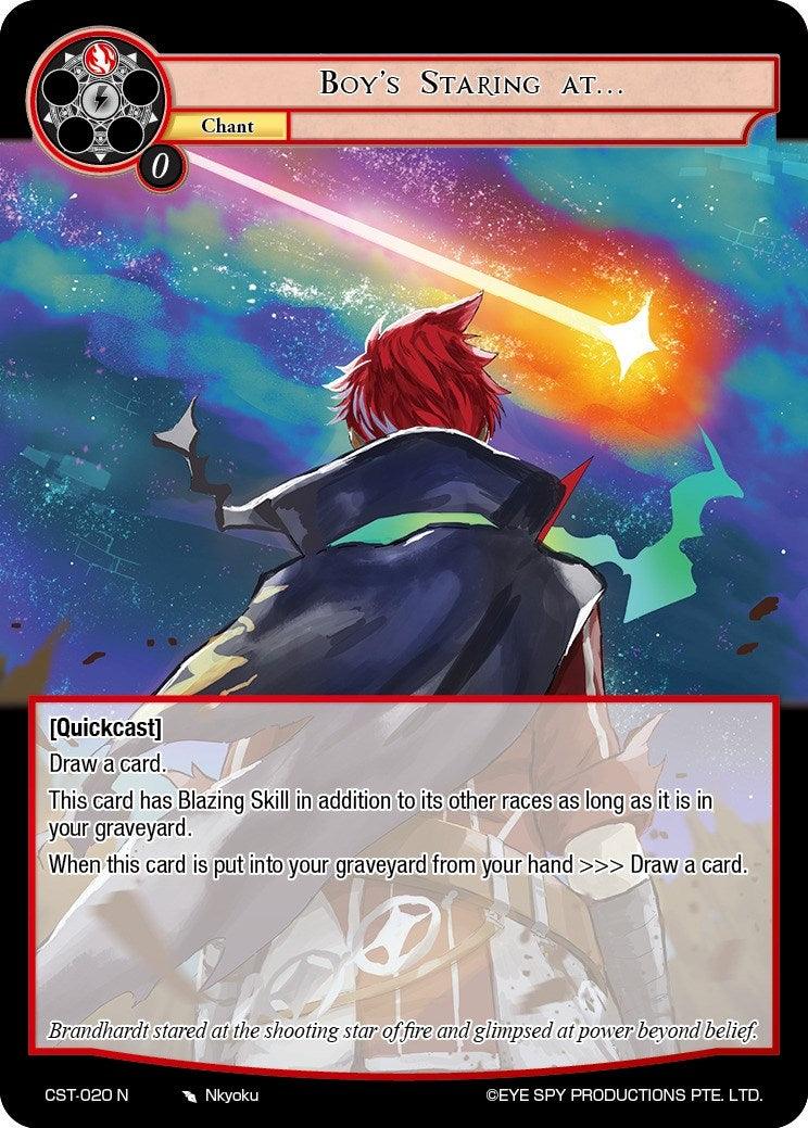 Boy's Staring At... (CST-020 N) [Clash of the Star Trees] - POKÉ JEUX