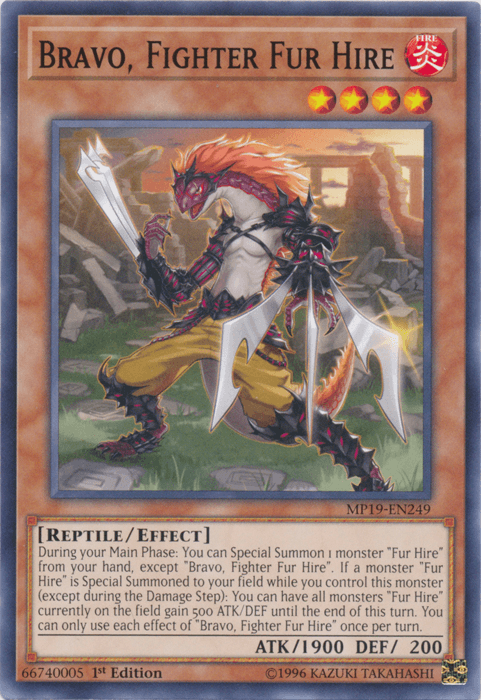 Bravo, Fighter Fur Hire [MP19-EN249] Common - POKÉ JEUX