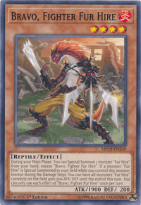 Bravo, Fighter Fur Hire [MP19-EN249] Common - POKÉ JEUX