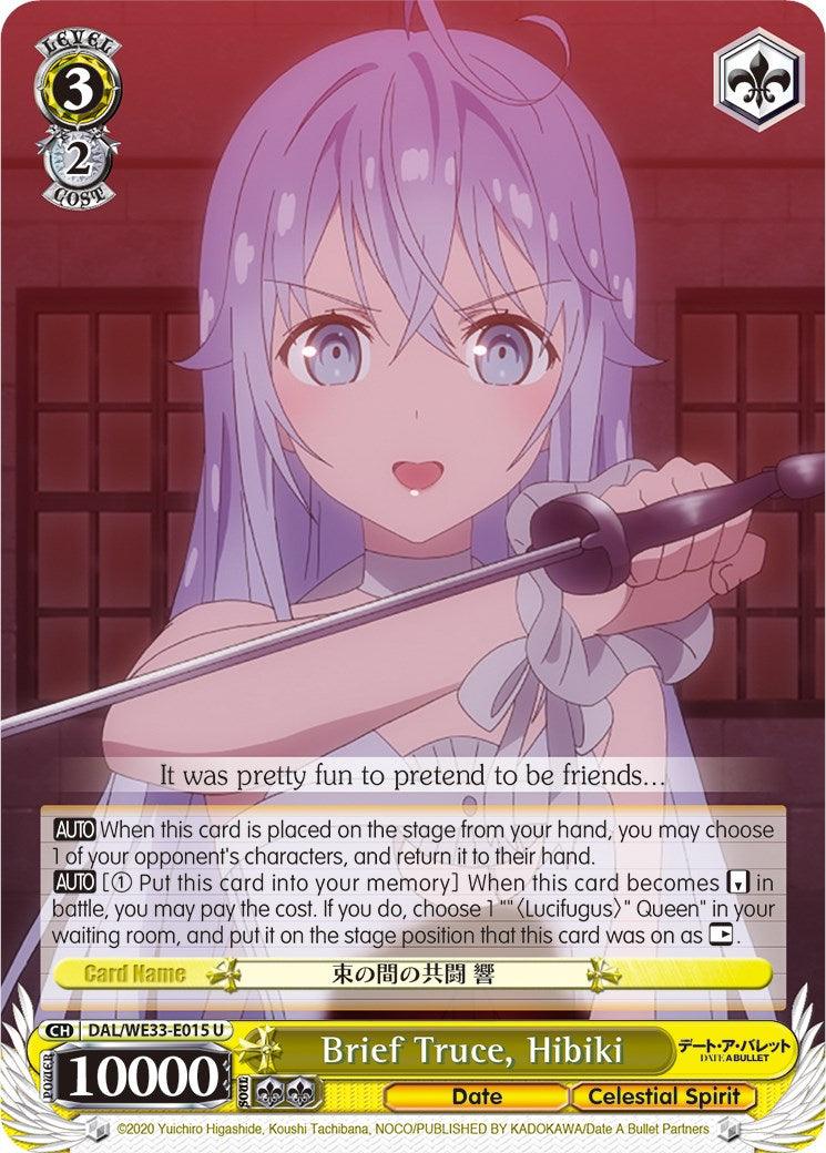 Brief Truce, Hibiki (DAL/WE33-E015 U) [Date A Bullet] - POKÉ JEUX