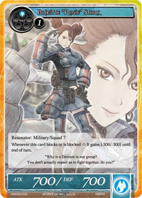 Brigitte "Rosie" Stark (VIN002-033) [Vingolf 2: Valkyria Chronicles] - POKÉ JEUX