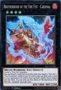 Brotherhood of the Fire Fist - Cardinal [FIGA-EN026] Super Rare - POKÉ JEUX