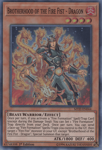 Brotherhood of the Fire Fist - Dragon [MYFI-EN044] Super Rare - POKÉ JEUX