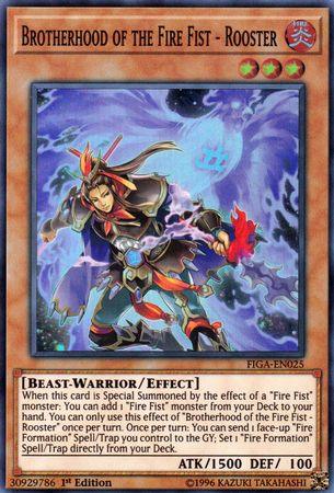 Brotherhood of the Fire Fist - Rooster [FIGA-EN025] Super Rare - POKÉ JEUX