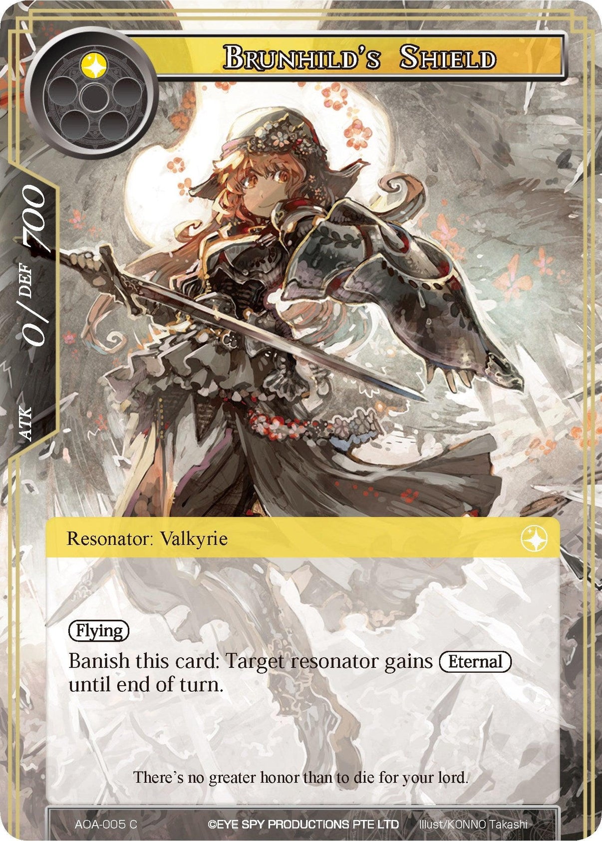 Brunhild's Shield (AOA-005) [Awakening of the Ancients] - POKÉ JEUX