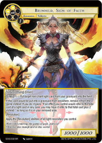 Brunhild, Sign of Faith (GOG-002) [Game of Gods] - POKÉ JEUX