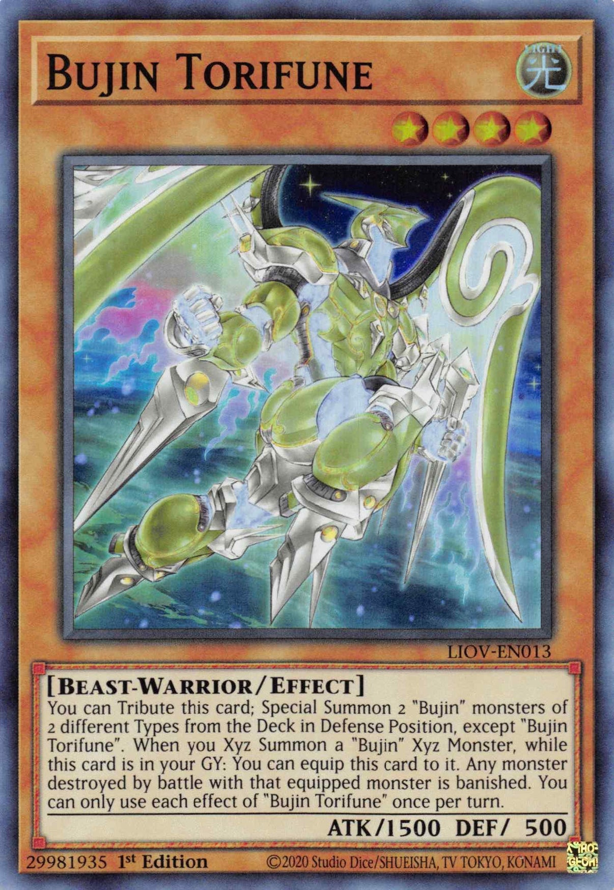 Bujin Torifune [LIOV-EN013] Super Rare - POKÉ JEUX
