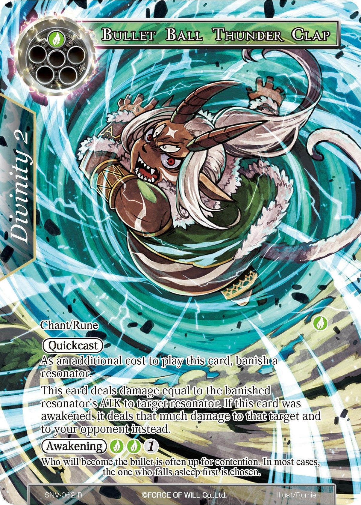 Bullet Ball Thunder Clap (Full Art) (SNV-062) [The Strangers of New Valhalla] - POKÉ JEUX