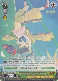 Burning Girl, Karen Araragi (NM/S24-PE03 PR) (Promo) [NISEMONOGATARI] - POKÉ JEUX