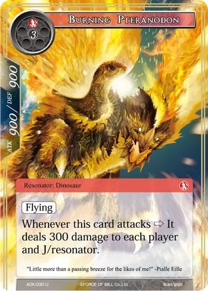 Burning Pteranodon (ADK-030) [Advent of the Demon King] - POKÉ JEUX