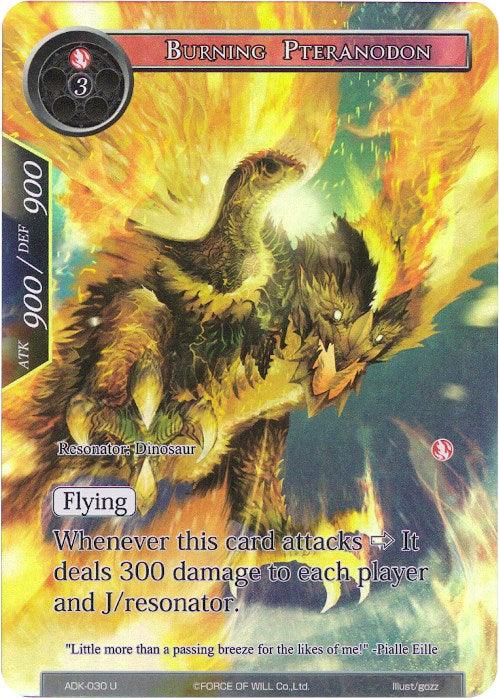 Burning Pteranodon (Full Art) (ADK-030) [Advent of the Demon King] - POKÉ JEUX
