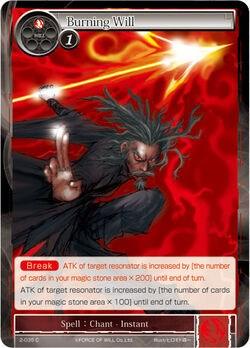 Burning Will (2-035) [The War of Valhalla] - POKÉ JEUX