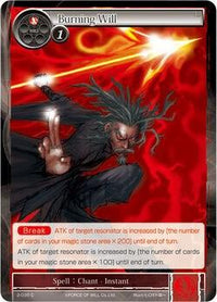 Burning Will (2-035) [The War of Valhalla] - POKÉ JEUX