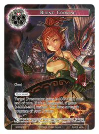 Burnt Cooking (Full Art) (WOM-022) [Winds of the Ominous Moon] - POKÉ JEUX