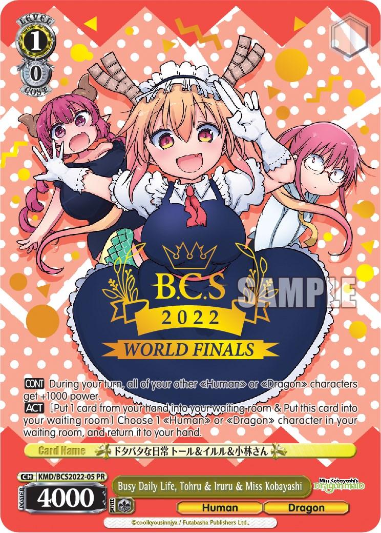 Busy Daily Life, Tohru & Iruru & Miss Kobayashi (World Finals 2022) [Miss Kobayashi's Dragon Maid] - POKÉ JEUX