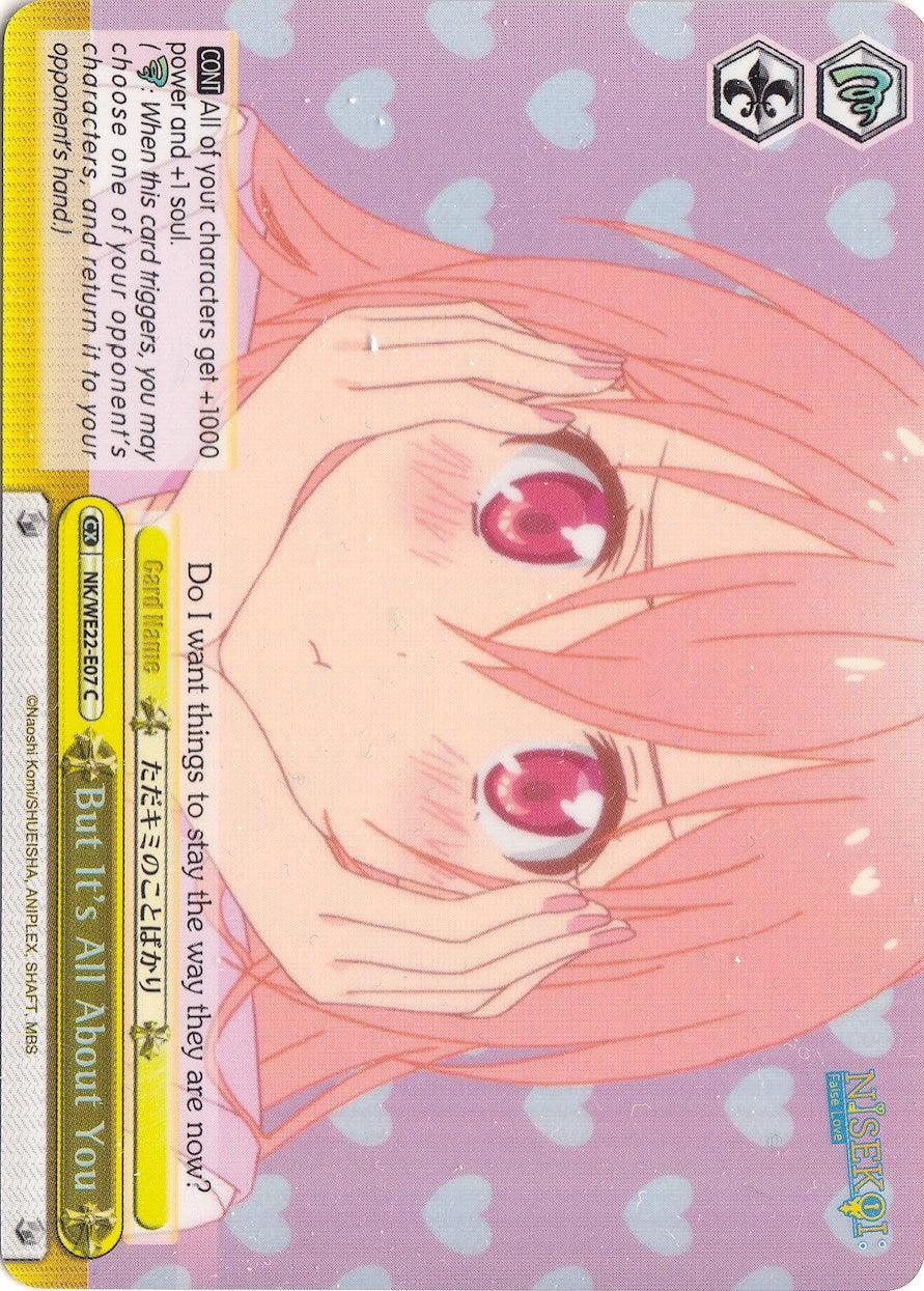 But It's All About You (NK/WE22-E07) (Parallel Foil) [NISEKOI Extra Booster] - POKÉ JEUX